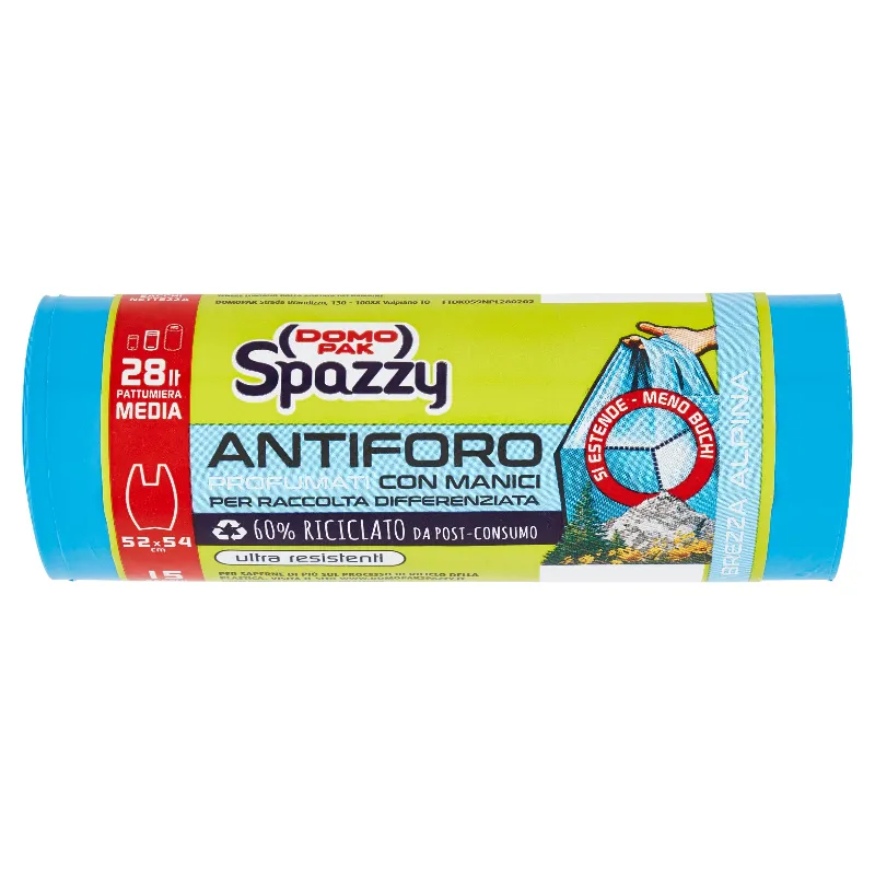 DOMOPAK SPAZZY PROF.COLORI ASS.LT.28 X15 CM52X54