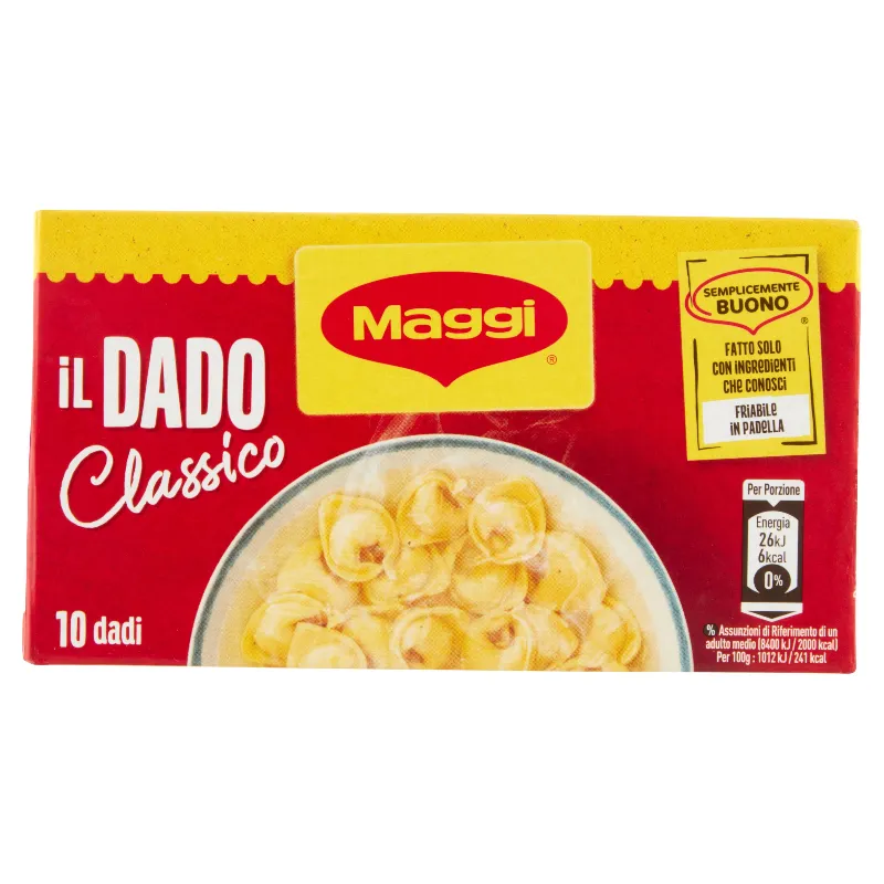 MAGGI 10 DADI RICETTA ORIGINALE GR.100