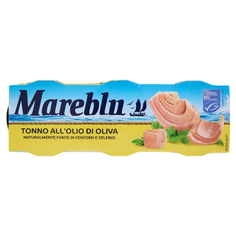 MAREBLU' TONNO OLIO OLIVA GR.70X3