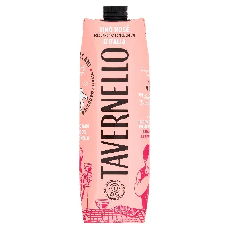 TAVERNELLO BRIK VINO ROSE' LT.1