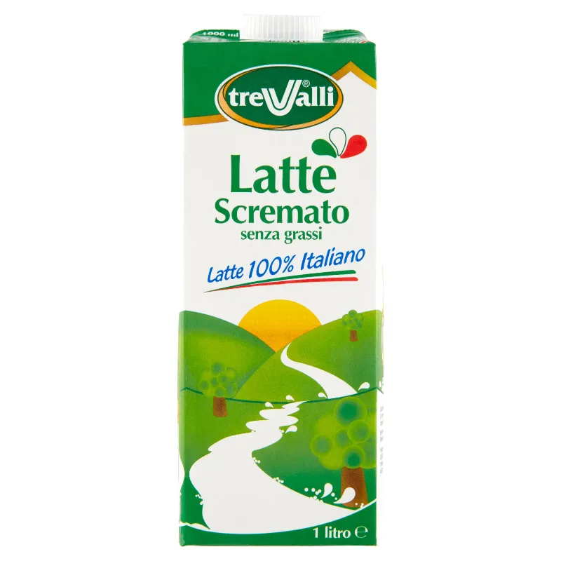 TRE VALLI LATTE UHT SCREMATO LT.1