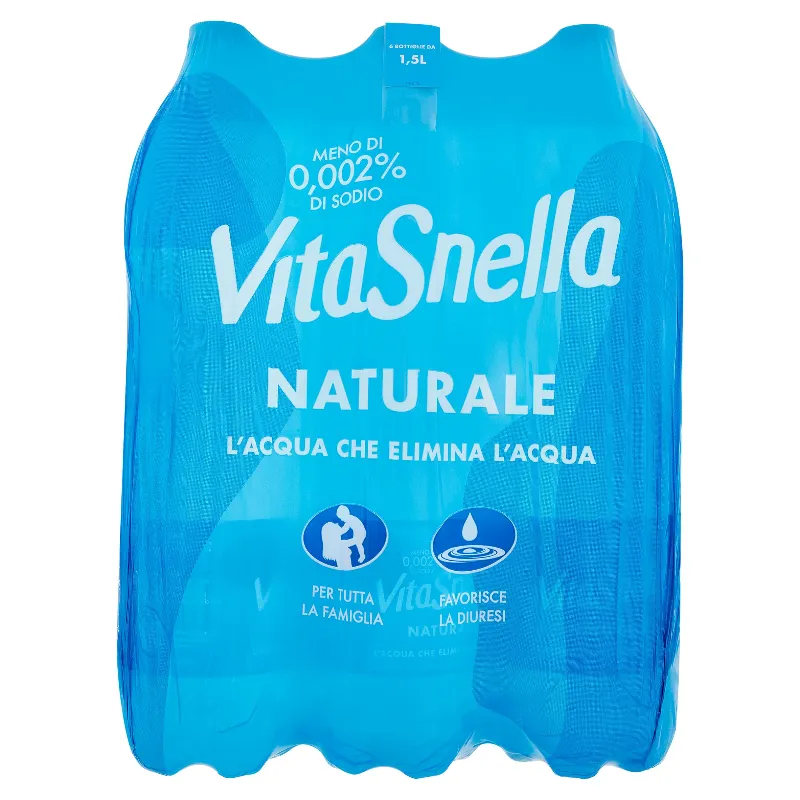 VITASNELLA ACQUA NATURALE PET LT.1,5