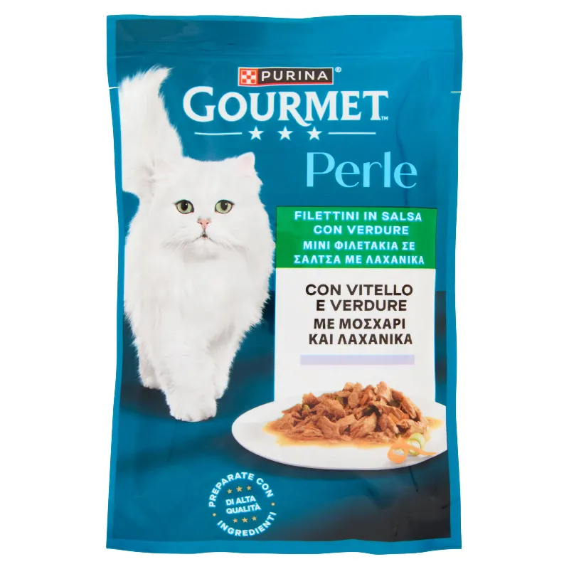 GOURMET PERLE FILETTINI IN SALSA SALMONE GR.85
