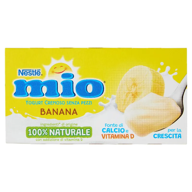 NESTLE' MIO YOGURT BANANA GR.125X2