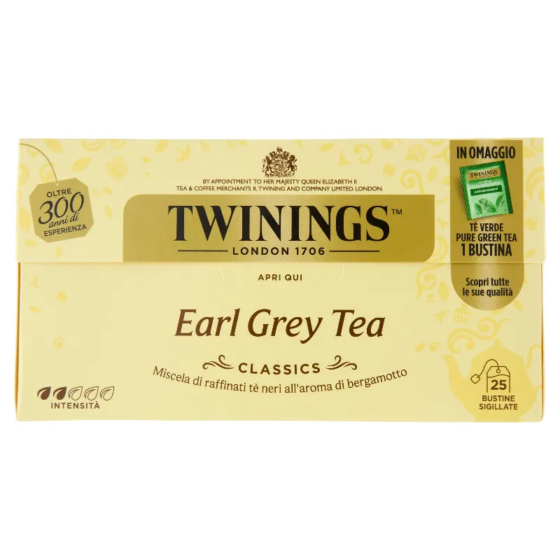TWININGS TEA CLASSICO NERO EARL GREY X20 FF GR.40