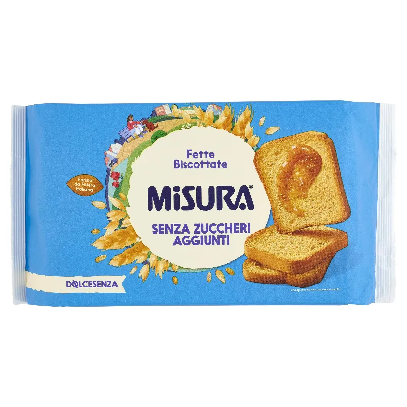 MISURA FETTE BISCOTTATE SENZA ZUCCHERI GR.320