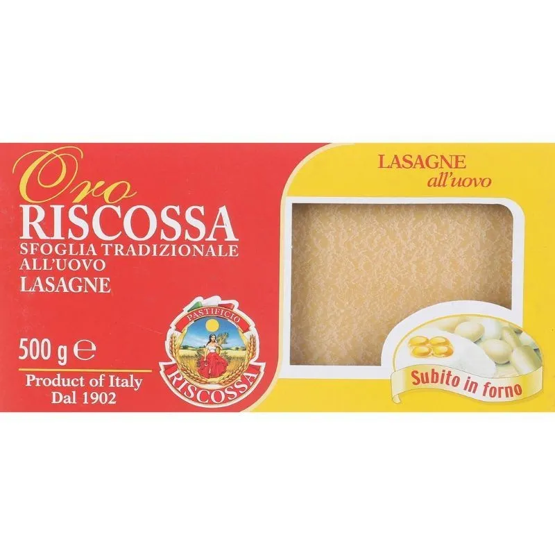 RISCOSSA N.95 LASAGNE ALL'UOVO GR.500 ***