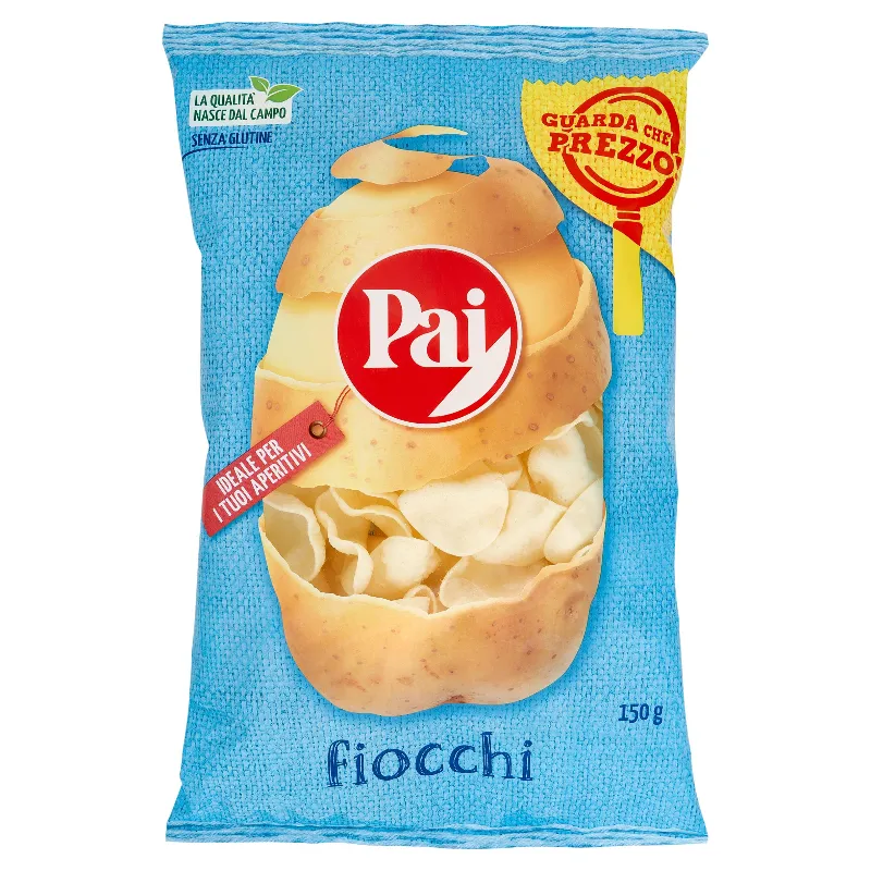 PAI CHIPS BIANCHI FIOCCHI TRASPARENTE GR.150