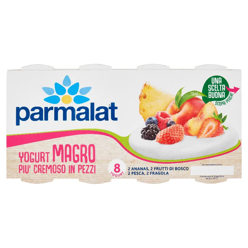 PARMALAT YOGURT MAGRO 0,1% FRUTTA ASSORT.GR.125X8