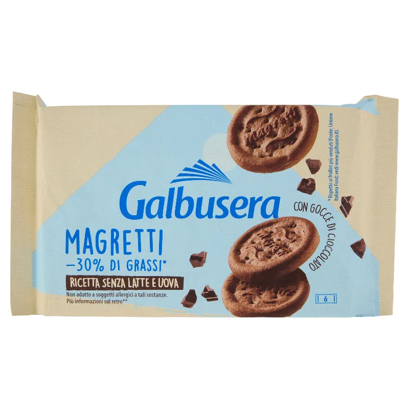 GALBUSERA MAGRETTI GOCCE DI CIOCCOLATO GR.260