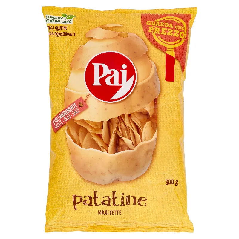 PAI CHIPS TRASPARENTI GR.300
