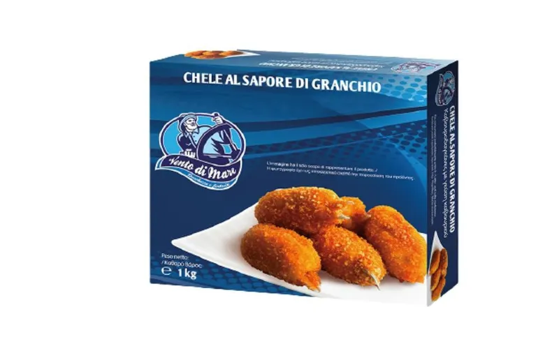CHELE DI GRANCHIO PANATE CONFEZIONE KG.1