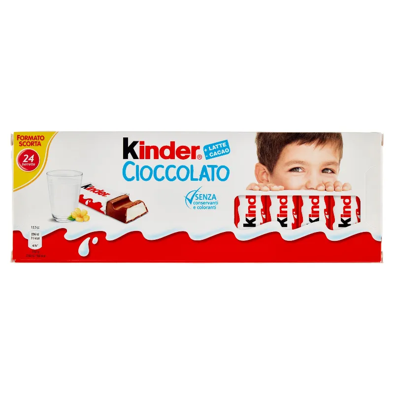 KINDER CIOCCOLATO T24 GR.300