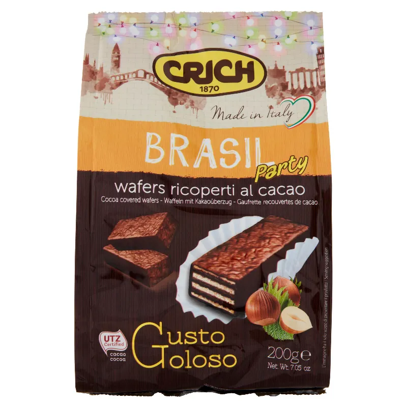 CRICH WAFER BRASIL RICOPERTI AL CACAO GR.200
