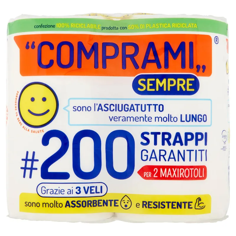 COMPRAMI ASGIUGAT.MAXI 3V 100STRAPPI 2 ROT