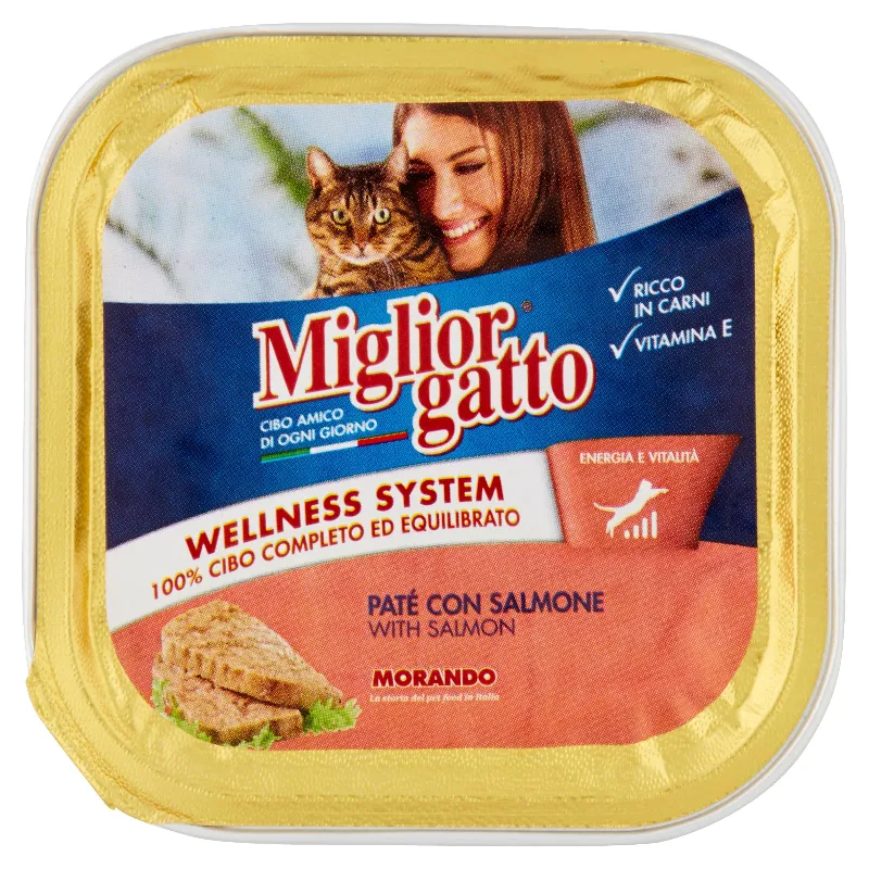 MIGLIOR GATTO PATE VASCH.SALMONE GR.100