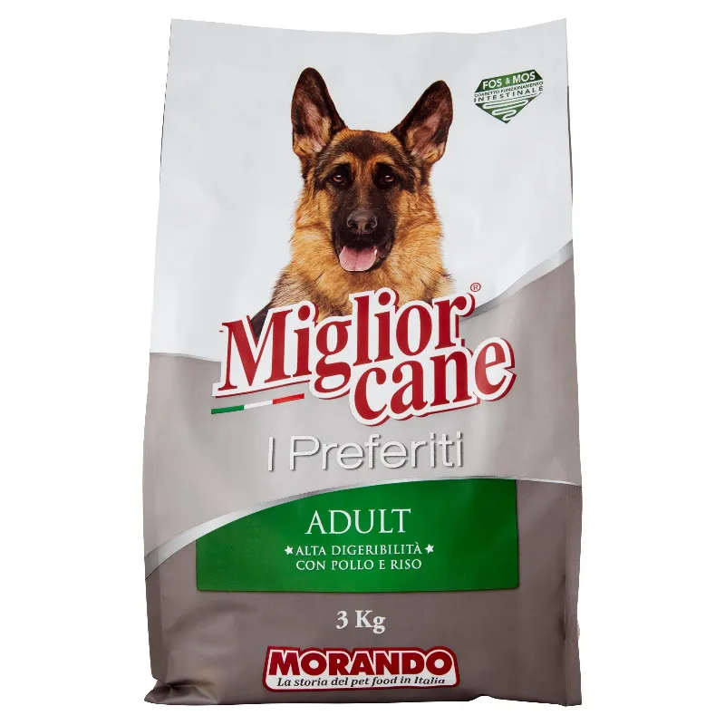 MIGLIOR CANE PREF.CROC.ADULT POLLO/RISO KG.2,5
