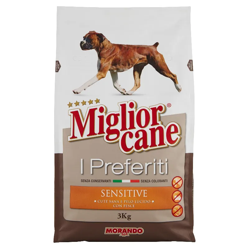 MIGLIOR CANE PREF.CROC.SENSIT.PESCE KG.2,5