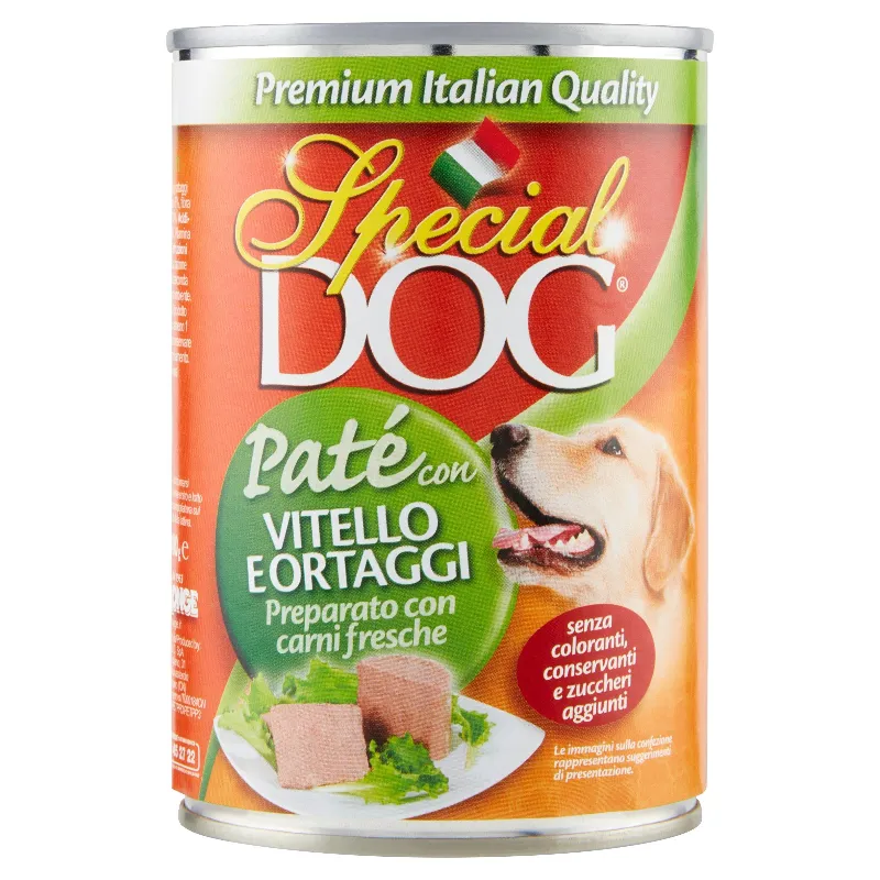 SPECIAL DOG PATE VITELLO/ORTAGGI GR.400