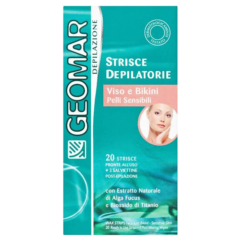 GEOMAR DEPILAZIONE STRISCE VISO X20