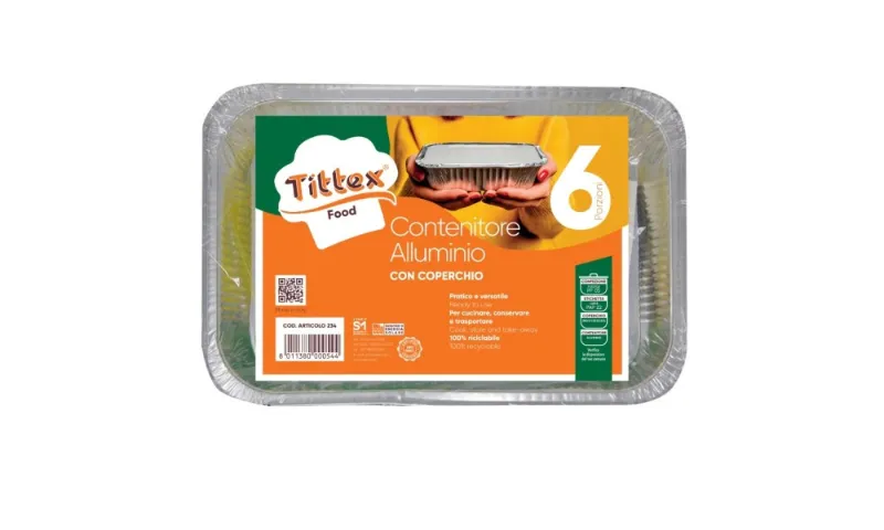 TITTEX CONT.ALLUM.+COP. 6 PORZ. X2 ART.234