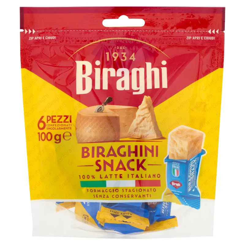 BIRAGHI BIRAGHINI SNACK BUSTA X6 GR.100