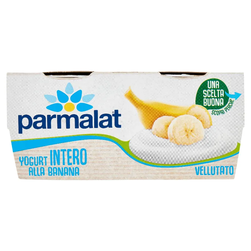 PARMALAT YOGURT VELLUTATI BANANA GR.125X2