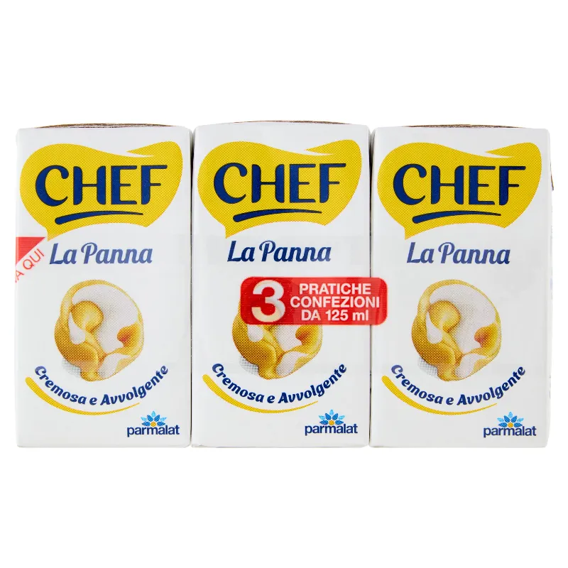 PARMALAT PANNA CHEF ML.125X3