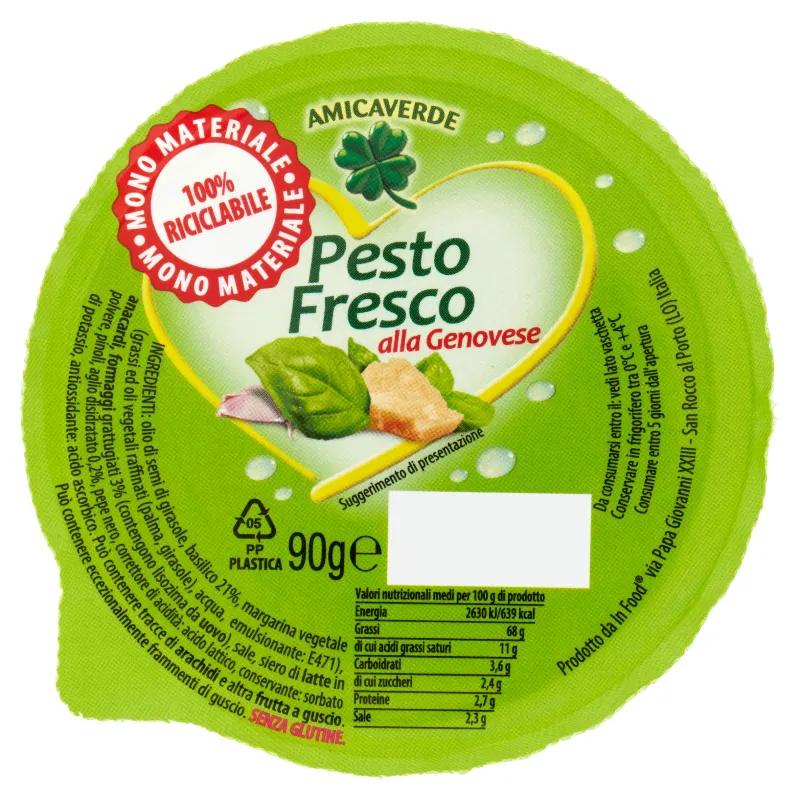 AMICA VERDE PESTO FRESCO GENOVESE GR.90