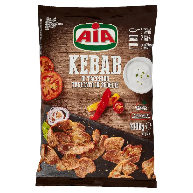 AIA KEBAB POLLO E TACCHINO KG.1 SURGELATO CC