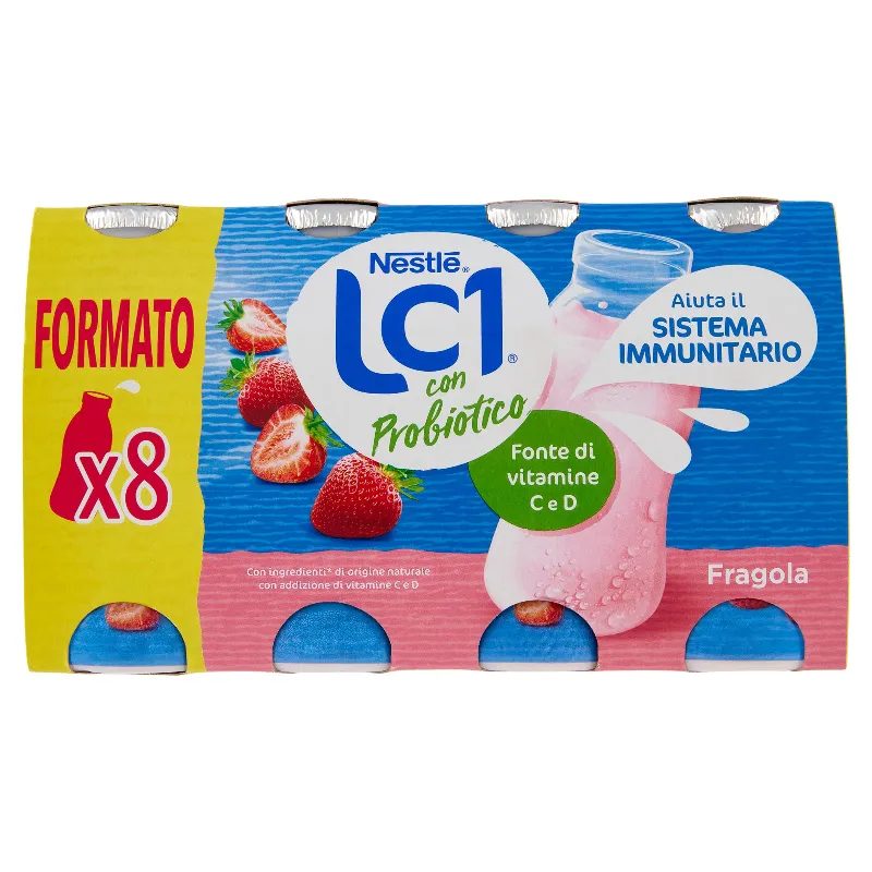 NESTLE' LC1 FRAGOLA GR.90X8