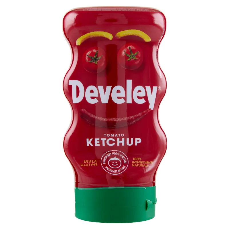 DEVELEY KETCHUP 100% NAT. SQUEEZE ML.250