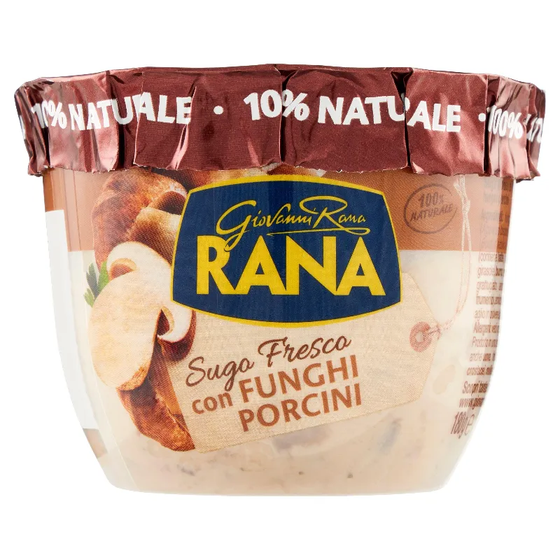 RANA SUGO FRESCO CON FUNGHI PORCINI GR.180