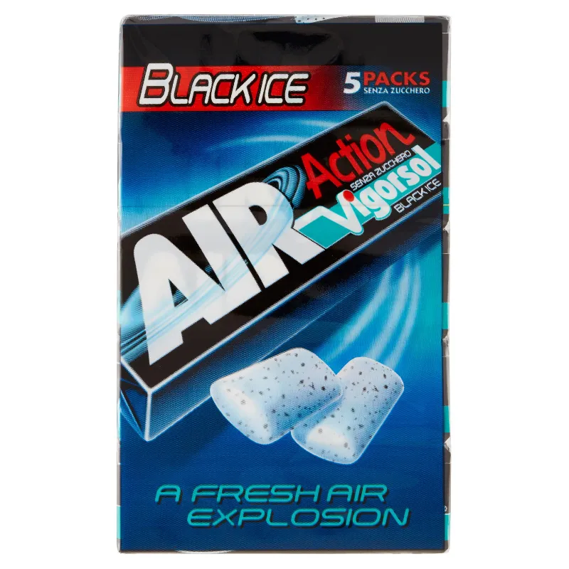 PERFETTI VIGORSOL AIR ACTION BLACK ICE X5 STICK