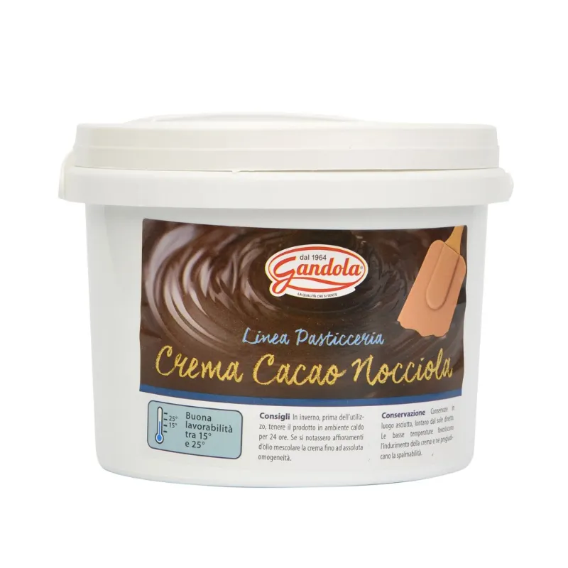 GANDOLA CREMA NOCCIOLA 13% SECCHIO KG.3