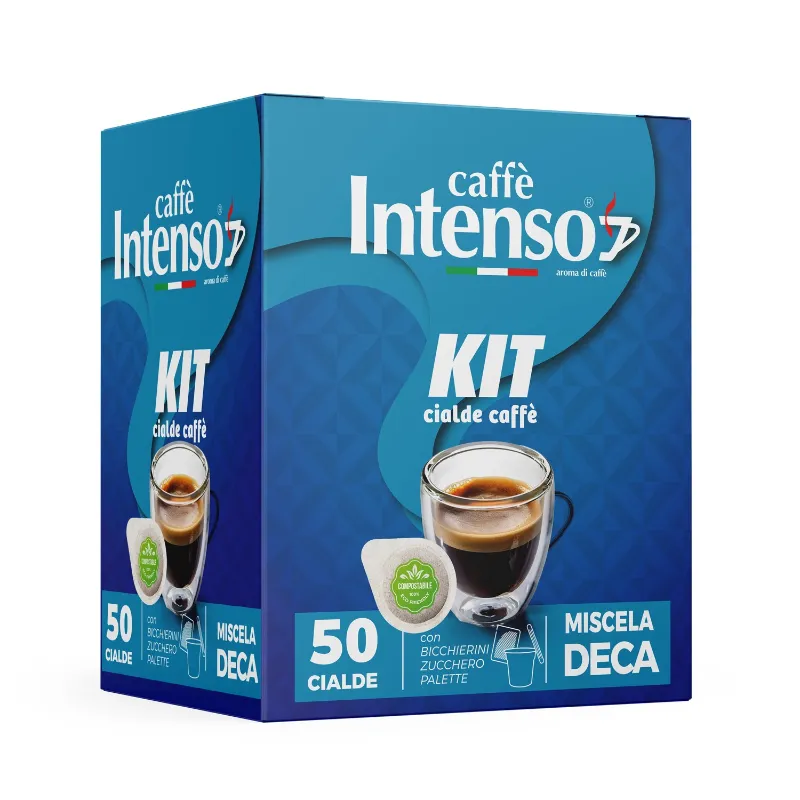 INTENSO CIALDE KIT X50 DECAFFEINATO + ACCESSORI***
