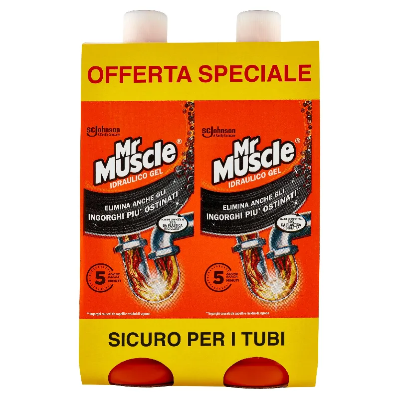 MR MUSCLE IDRAULICO GEL LT.1 OFFERTA X2
