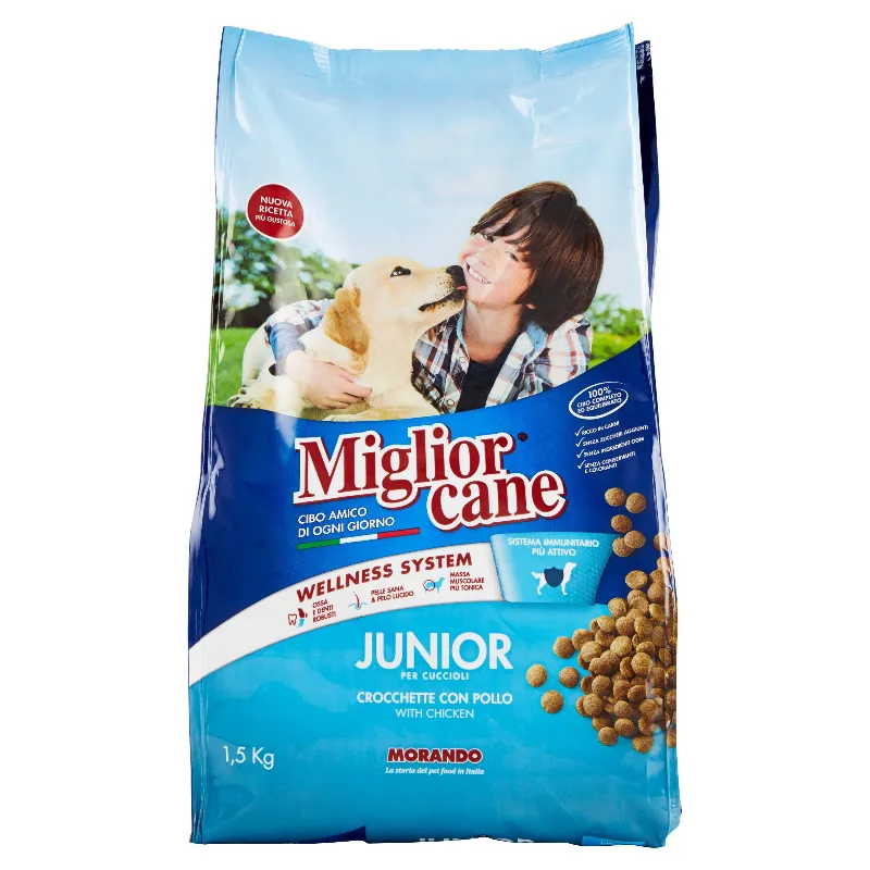 MIGLIOR CANE CROCCHETTE JUNIOR POLLO KG.1,5