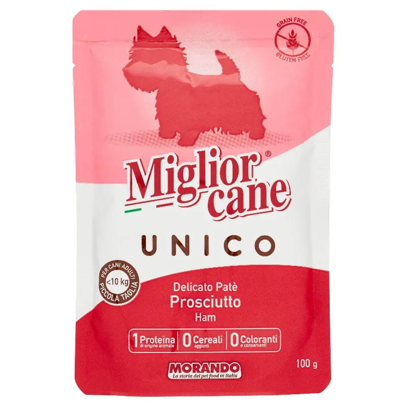 MIGLIOR CANE UNICO BUSTA PROSCIUTTO GR.100