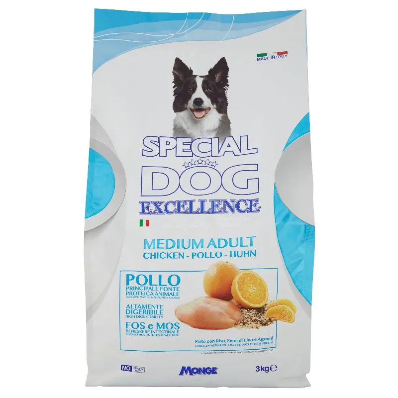 SPECIAL DOG EXCEL.CROC.MEDIUM POLLO TG MEDIA KG.3