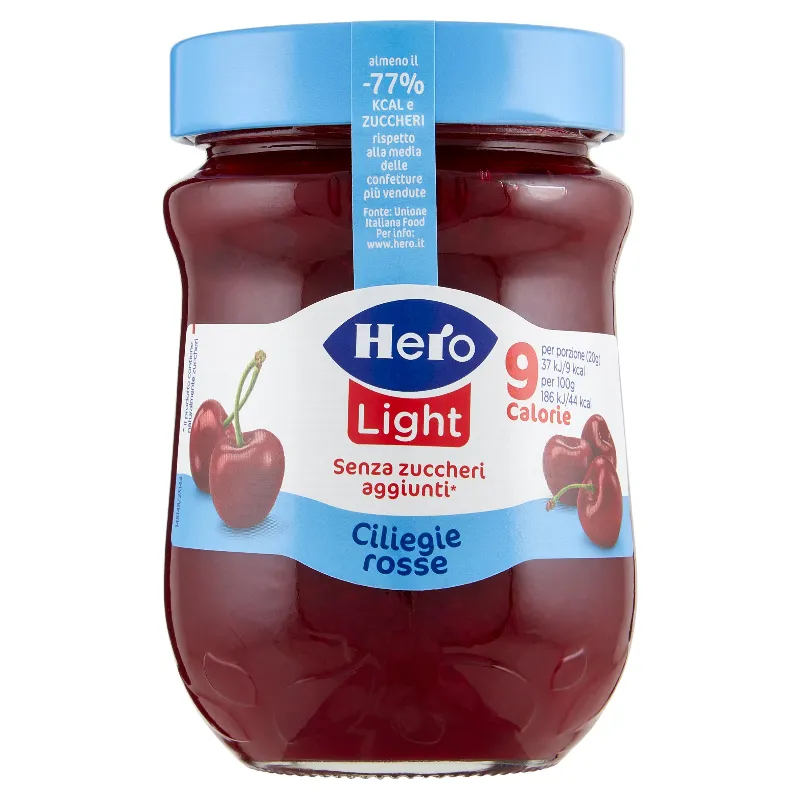 HERO CONFETTURA LIGHT CILIEGIE ROSSE GR.280