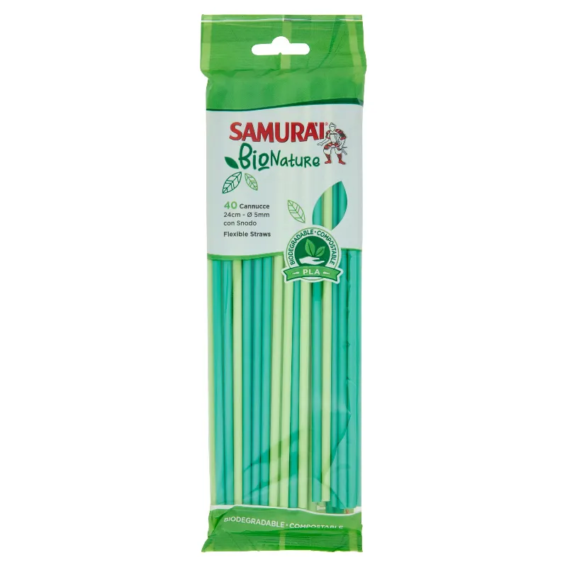 SAMURAI CANNUCCE BIO X40 C/SNODO CM24 Ø5MM