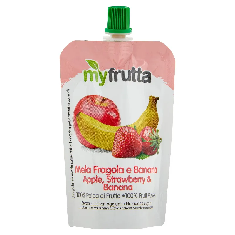 MY FRUTTA FRULLATO MELA/FRAGOLA/BANANA GR.100