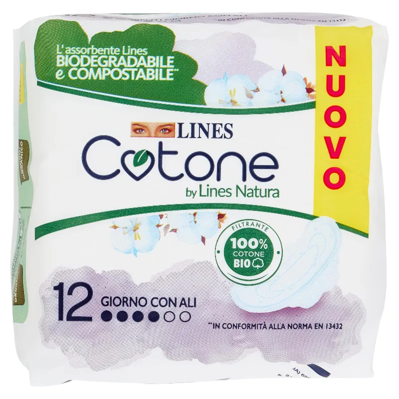 LINES COTONE ULTRA ALI GIORNO X12