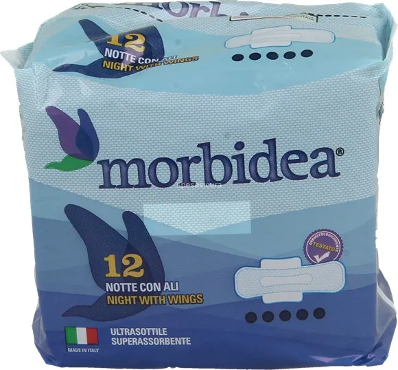 MORBIDEA ASSORB.ULTRASOTTILE NOTTE ALI X12