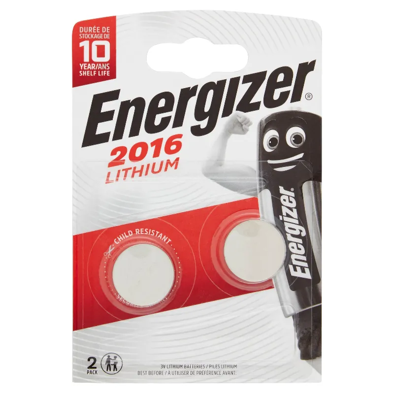 ENERGIZER LITHIUM ELETTRONICA CR2016 X2