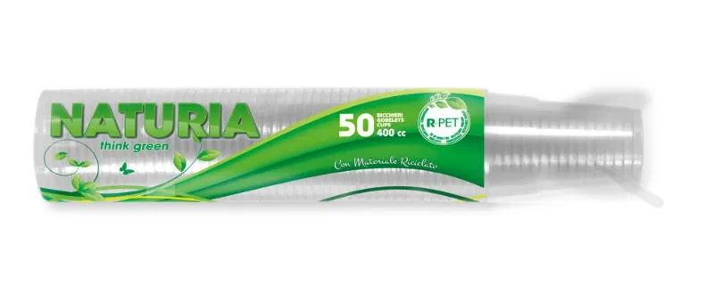 GRAN BAR BICCHIERE R-PET TRASP.CC400 X50