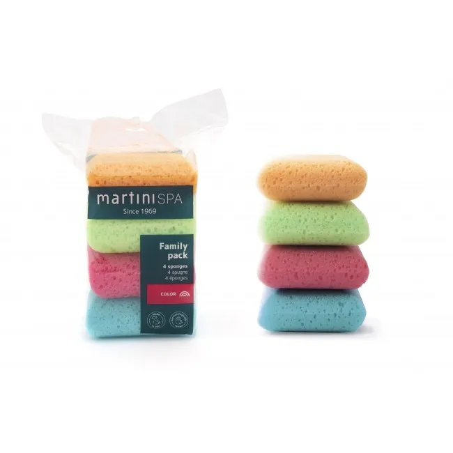 MARTINI SPUGNE MASSAGE FAMILY PACK X4