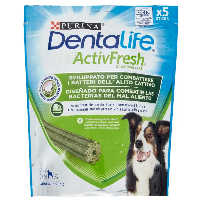 PURINA DENTALIFE ACTIVFRESH MEDIUM STICKS X5 GR115