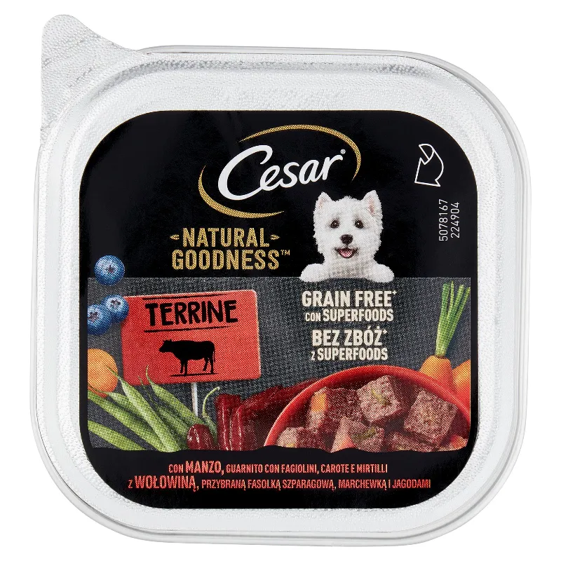 CESAR NATURAL GOODNESS MANZO/FAG/CAROTE GR100(X)